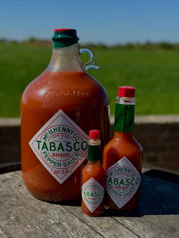 Tabasco bottles