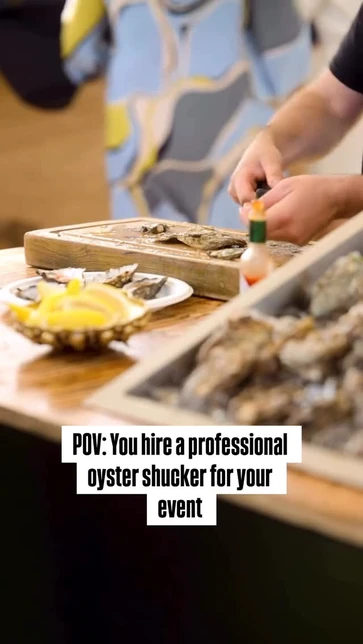 Professional oyster shucker