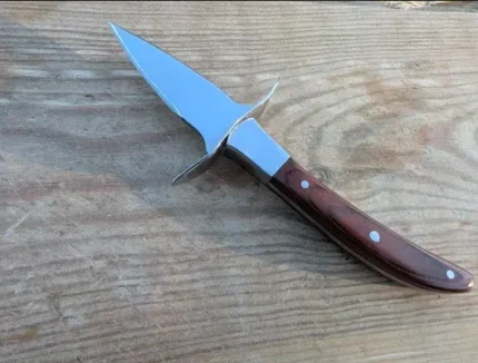 Wooden Handle Oyster Shucking Tool